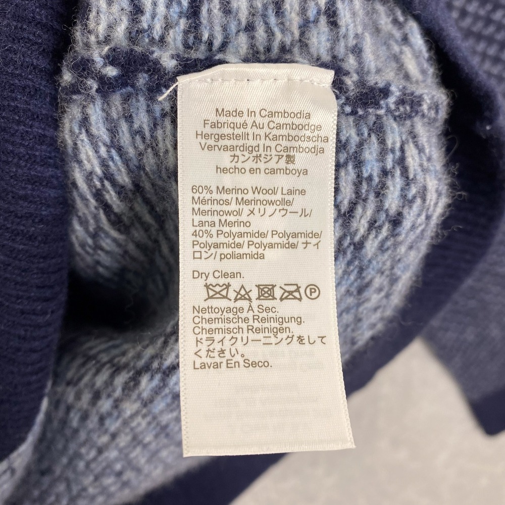 J. Crew Sweater Mens M Blue Merino Rugged Crewneck Pullover - Picture 6 of 9